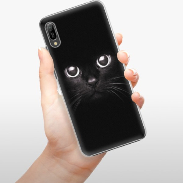 Plastové pouzdro iSaprio - Black Cat - Huawei Y6 2019