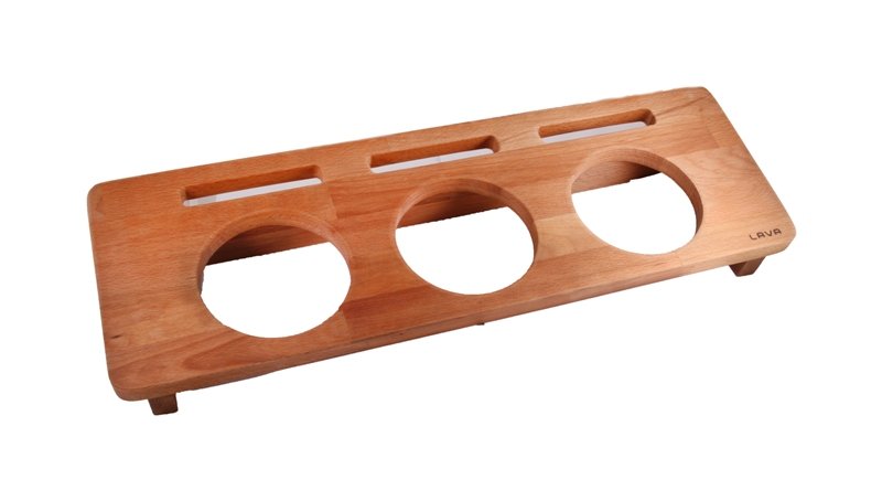 Dřevěný stojan na 3x hrnec průměr 10 cm