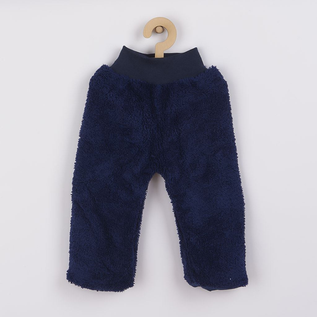 Zimní dětské tepláčky New Baby Penguin - tmavě - modrá/62 (3-6m)