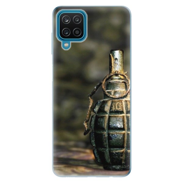 Odolné silikonové pouzdro iSaprio - Grenade - Samsung Galaxy A12