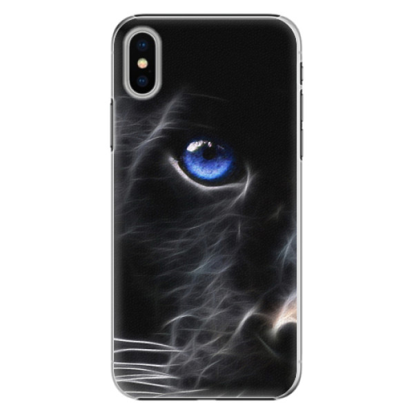 Plastové pouzdro iSaprio - Black Puma - iPhone X