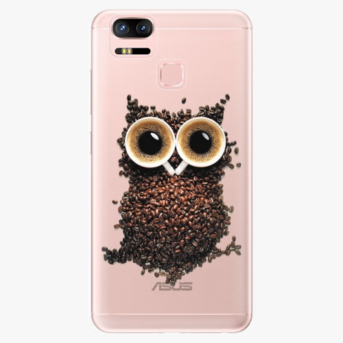 Plastový kryt iSaprio - Owl And Coffee - Asus ZenFone 3 Zoom ZE553KL