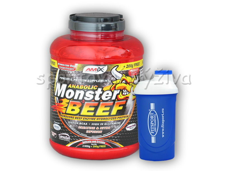 Anabolic Monster BEEF 90% Prot. 2200g + - šejkr-chocolate