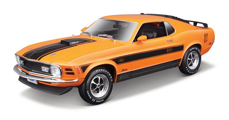 Maisto Ford - 1970 Ford Mustang Mach 1, oranžová, 1:18