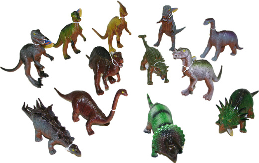 Zvířata dinosauři 21cm plastové figurky zvířátka různé druhy