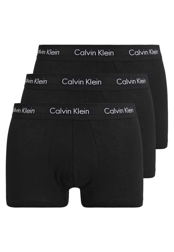 Pánské boxerky CALVIN KLEIN Cotton Stretch 3-pack U2664G-XWB černá