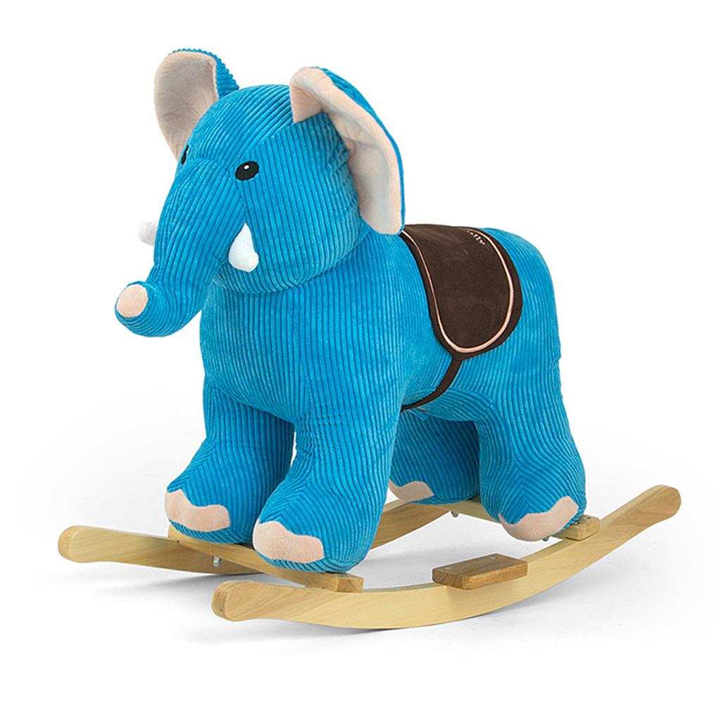 Houpací hračka s melodií Elephant - (poškozený obal) - modrá