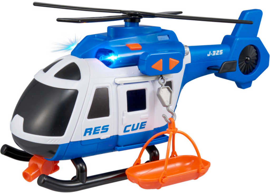 Teamsterz helikoptéra policejní 39cm set s nosítky na baterie Světlo Zvuk