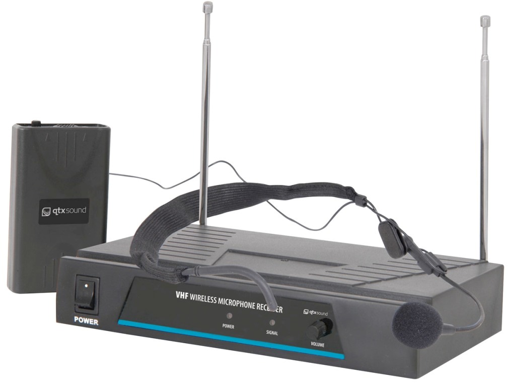 QTX VHF-N1, bezdrátový mikrofon, 1 kanálový, 173.8 MHz