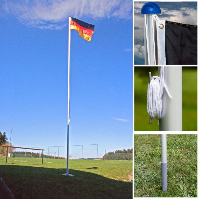 FLAGMASTER® Vlajkový stožár vč. vlajky Norsko, 650 cm