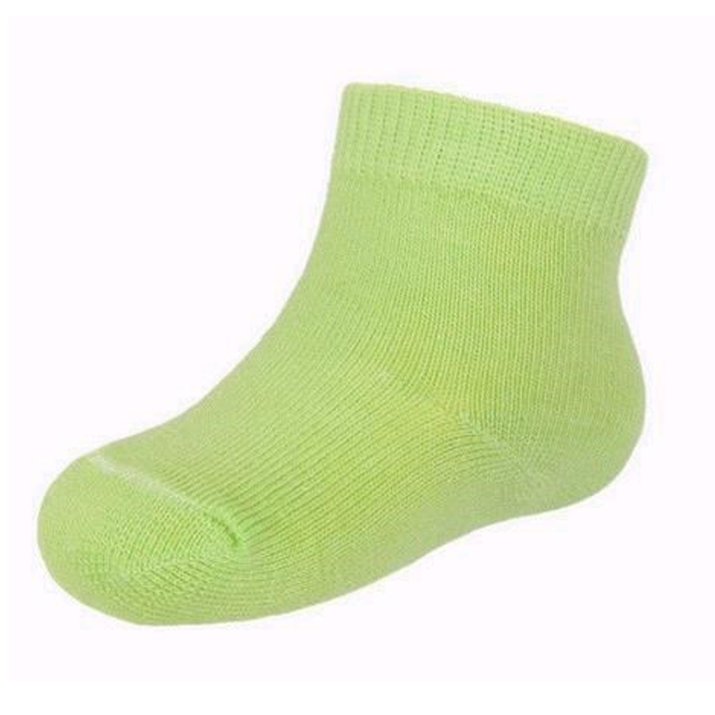 Kojenecké bavlněné ponožky New Baby - růžová/74 (6-9m) - zelená/74 (6-9m)