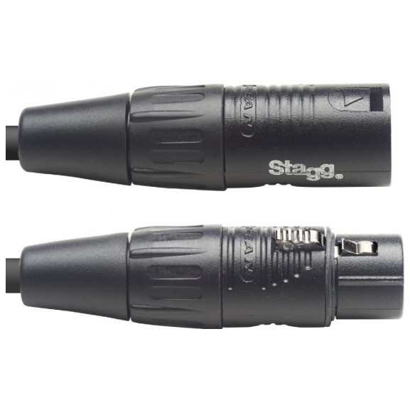 Stagg NDX10R-5, DMX kabel, 5pin XLR, 110 Ohm, délka 10m