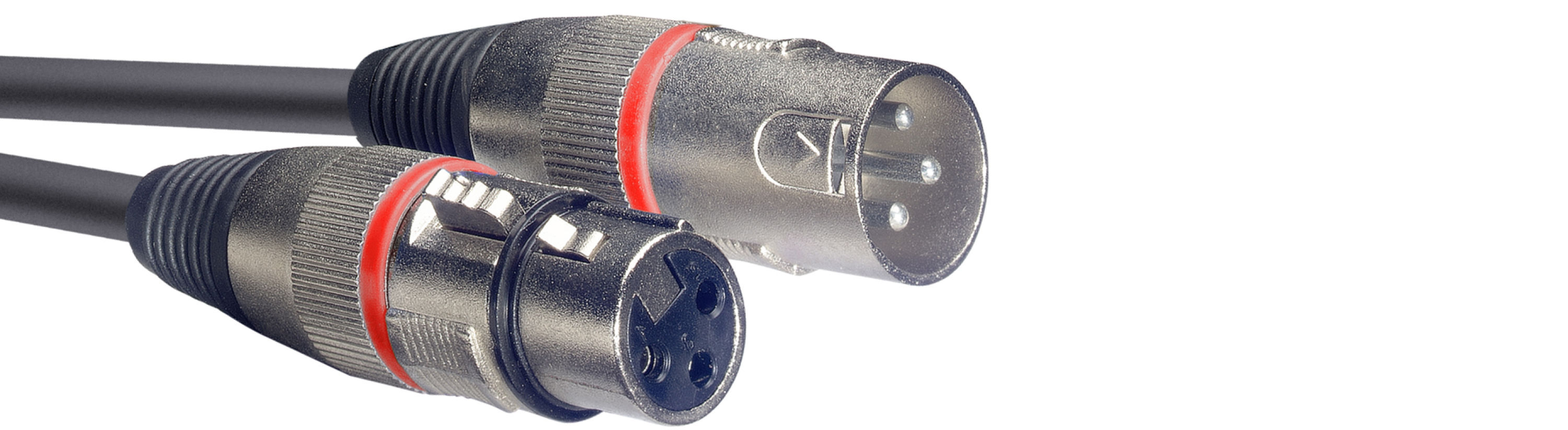 Stagg SMC6 RD, mikrofonní kabel XLR/XLR, 6m, červené kroužky