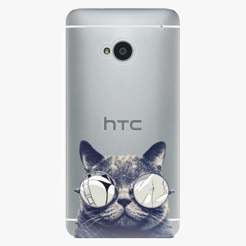 Plastový kryt iSaprio - Crazy Cat 01 - HTC One M7