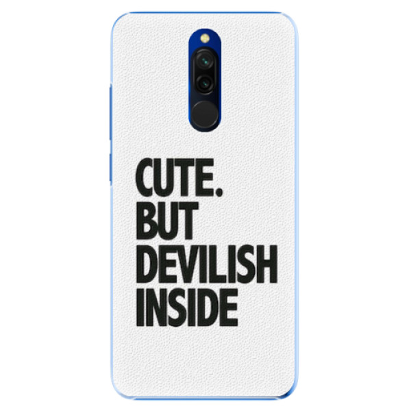 Plastové pouzdro iSaprio - Devilish inside - Xiaomi Redmi 8