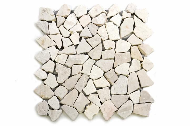 Mramorová mozaika Garth krémová 35 x 35 cm