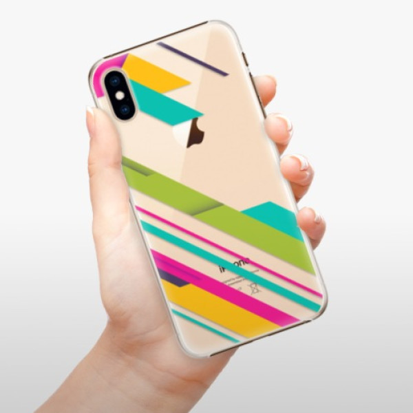 Plastové pouzdro iSaprio - Color Stripes 03 - iPhone XS