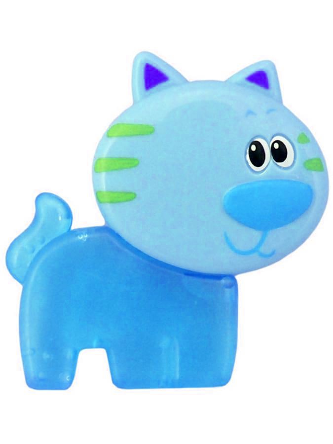 Chladící kousátko Baby Mix - Kočička - modrá
