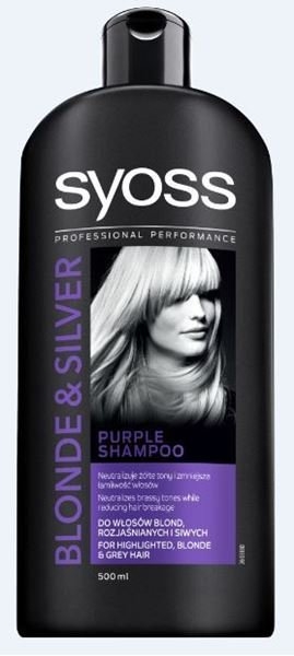 Blonde & silver Fialový šampon pro blond a zesvětlené vlasy 500ml