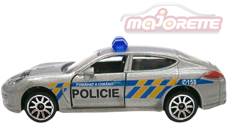 MAJORETTE Auto policejní 7,5cm Porsche kovové CZ