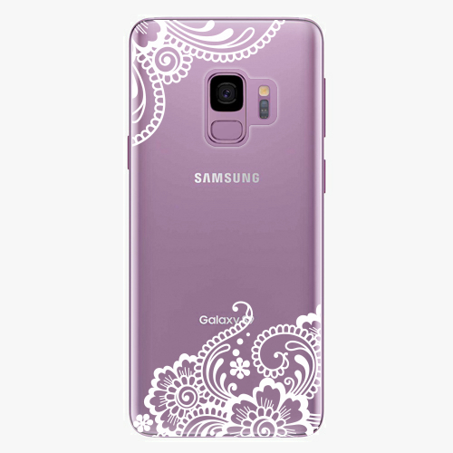 Plastový kryt iSaprio - White Lace 02 - Samsung Galaxy S9