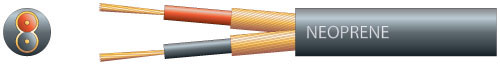 Mikrofonní kabel stíněný, O 6,5mm, 100m role