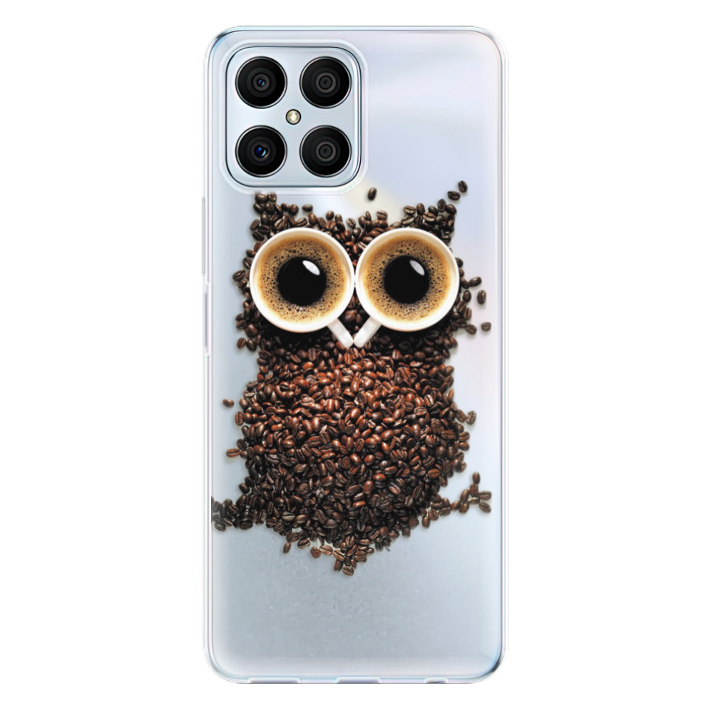 Odolné silikonové pouzdro iSaprio - Owl And Coffee - Honor X8