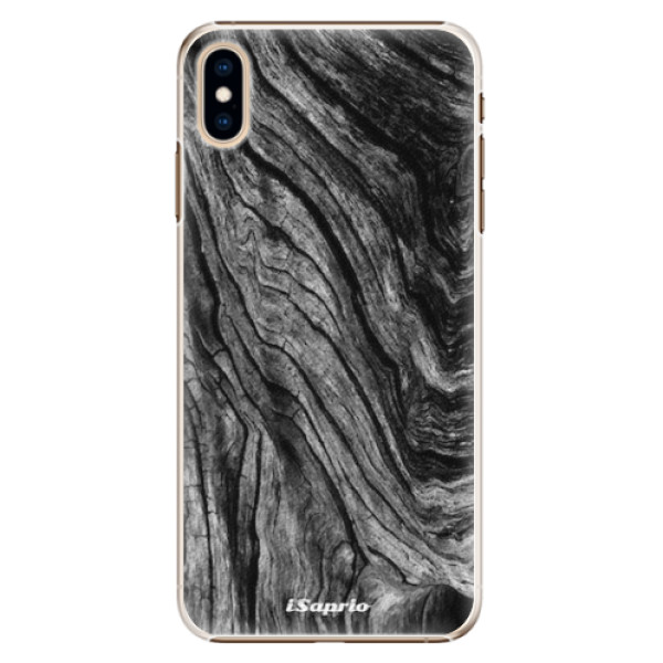 Plastové pouzdro iSaprio - Burned Wood - iPhone XS Max