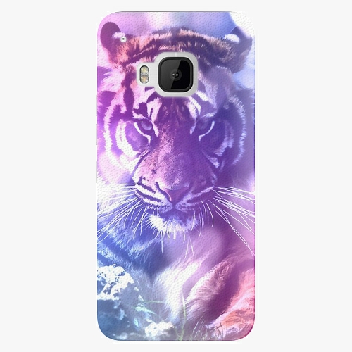 Plastový kryt iSaprio - Purple Tiger - HTC One M9