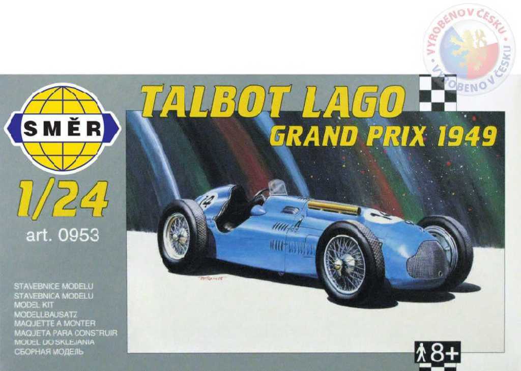 SMĚR Model auto Lago Talbot 1947 1:24 (stavebnice auta)