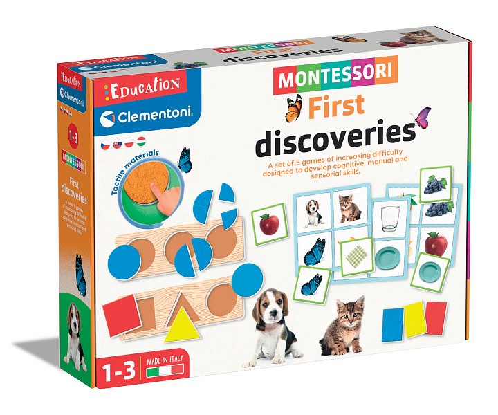 Montessori - první objevy, 6 her