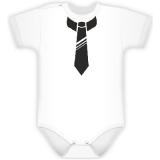 baby-dejna-body-kr-rukavek-s-potiskem-kravaty-bile-62-2-3m
