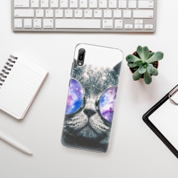 Plastové pouzdro iSaprio - Galaxy Cat - Huawei Y6 2019