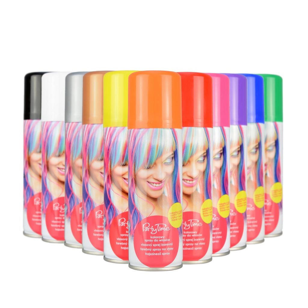 Sprej na vlasy barevný 6 barev