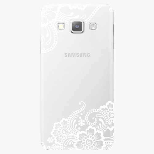 Plastový kryt iSaprio - White Lace 02 - Samsung Galaxy A3