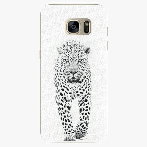 Plastový kryt iSaprio - White Jaguar - Samsung Galaxy S7 Edge