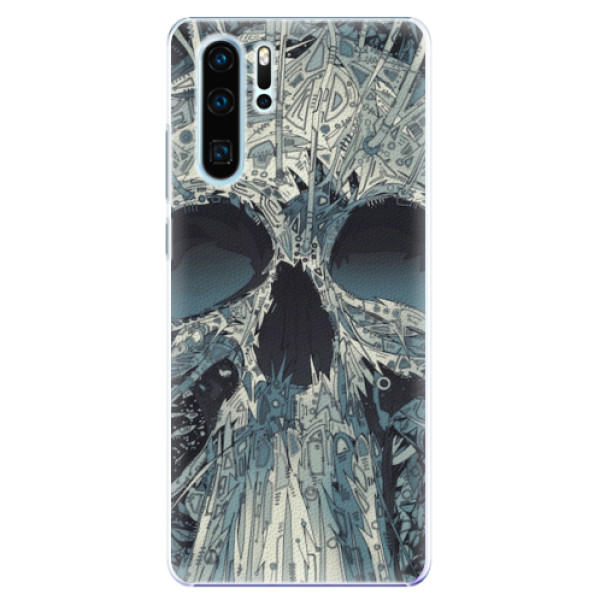 Plastové pouzdro iSaprio - Abstract Skull - Huawei P30 Pro