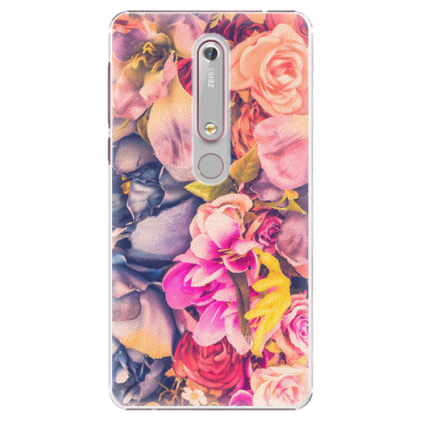 Plastové pouzdro iSaprio - Beauty Flowers - Nokia 6.1