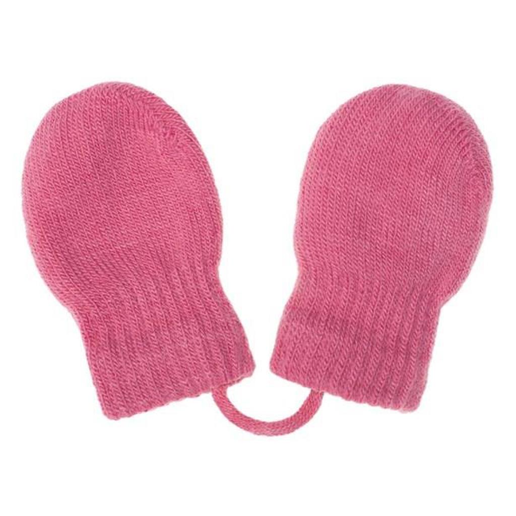 Dětské zimní rukavičky New Baby - růžová/56 (0-3m)