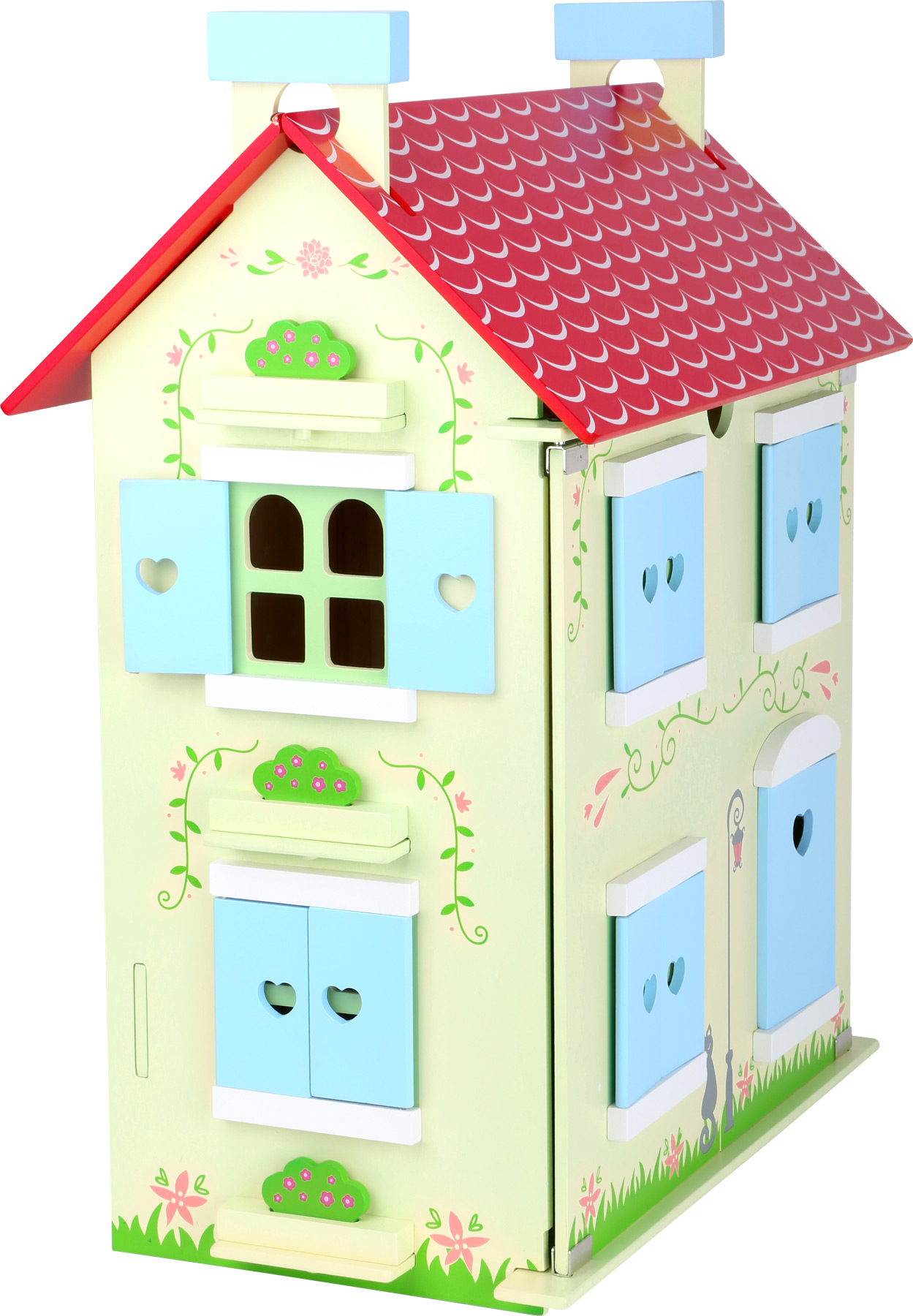 Small Foot Dřevěný domeček pro panenky s odjímatelnou střechou