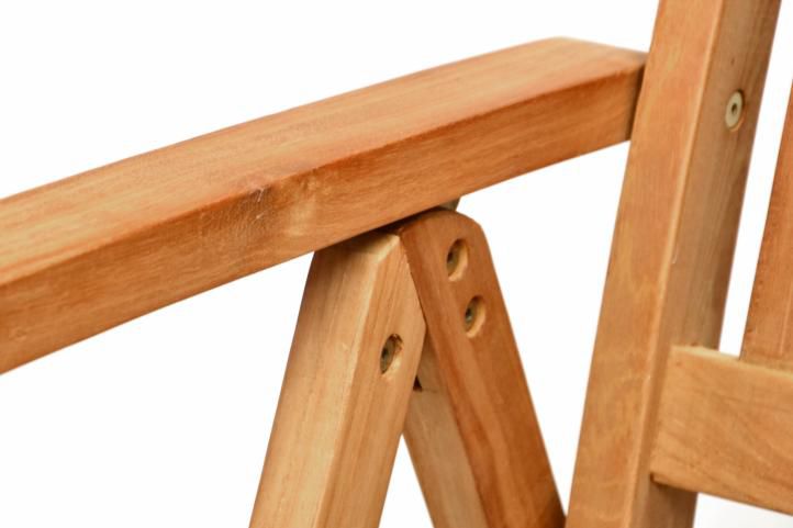 Skládací židle Garth z týkového dřeva