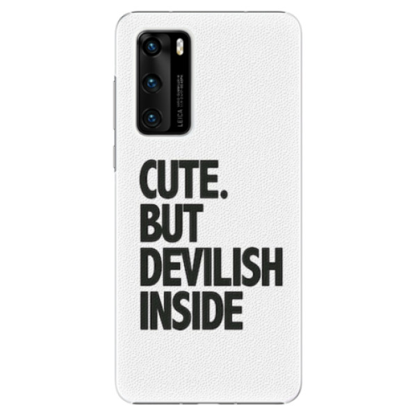 Plastové pouzdro iSaprio - Devilish inside - Huawei P40