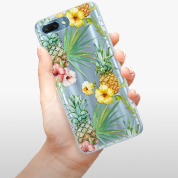 Silikonové pouzdro iSaprio - Pineapple Pattern 02 - Huawei Honor 10