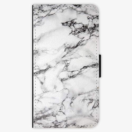 Flipové pouzdro iSaprio - White Marble 01 - Samsung Galaxy S6 Edge