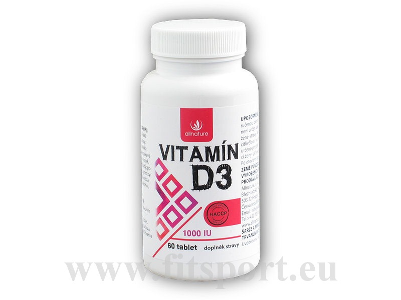 Allnature Vitamin D3+K2 Premium 120 tablet