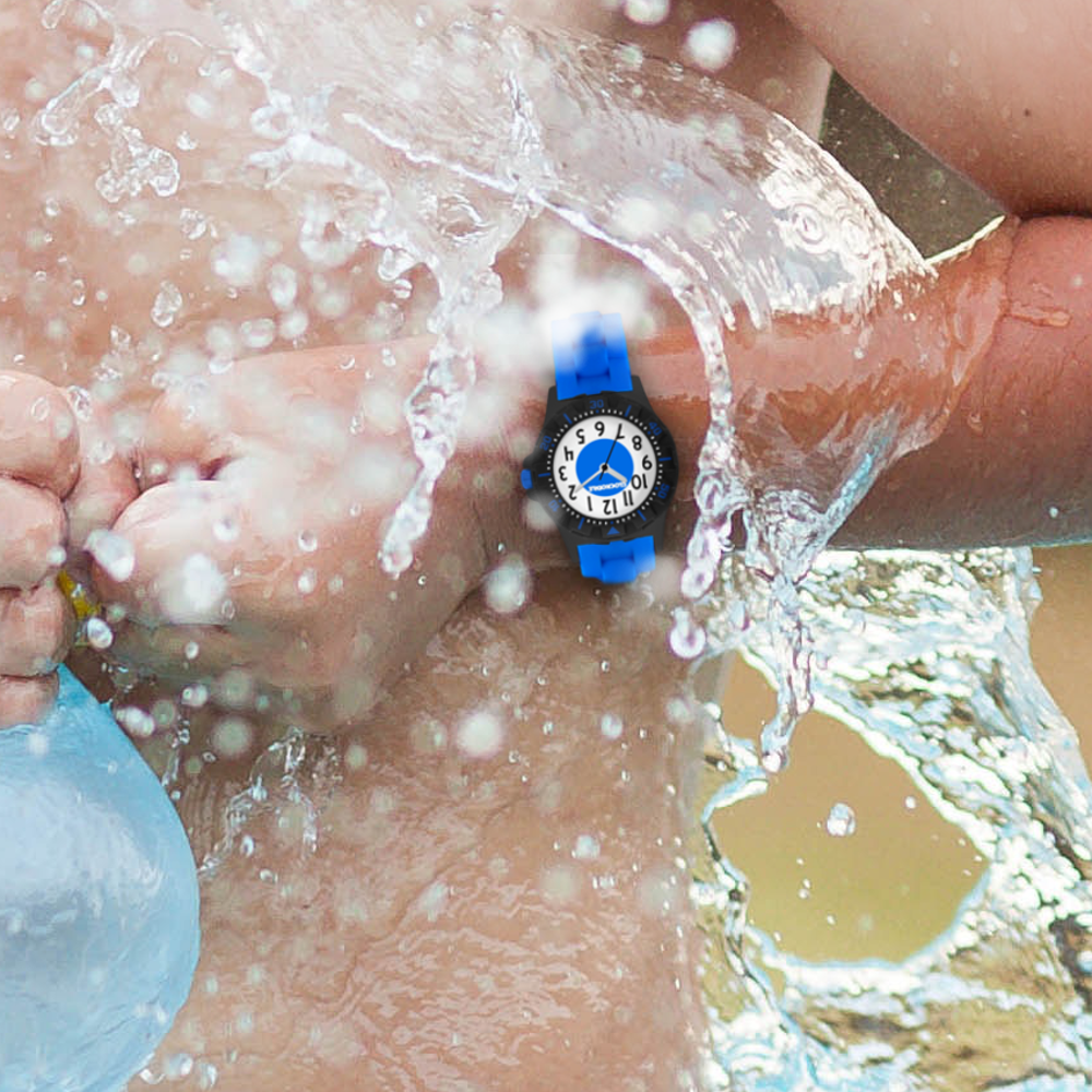 CLOCKODILE Svítící modré sportovní chlapecké dětské hodinky SPORT 3.0