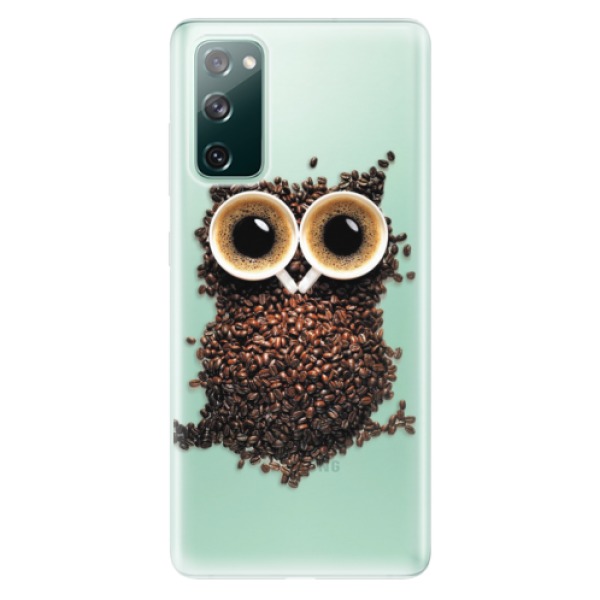 Odolné silikonové pouzdro iSaprio - Owl And Coffee - Samsung Galaxy S20 FE
