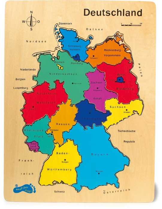 Small Foot Vkládací puzzle puzzle Německo
