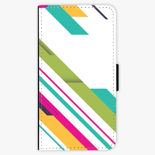 Flipové pouzdro iSaprio - Color Stripes 03 - Samsung Galaxy J3 2017