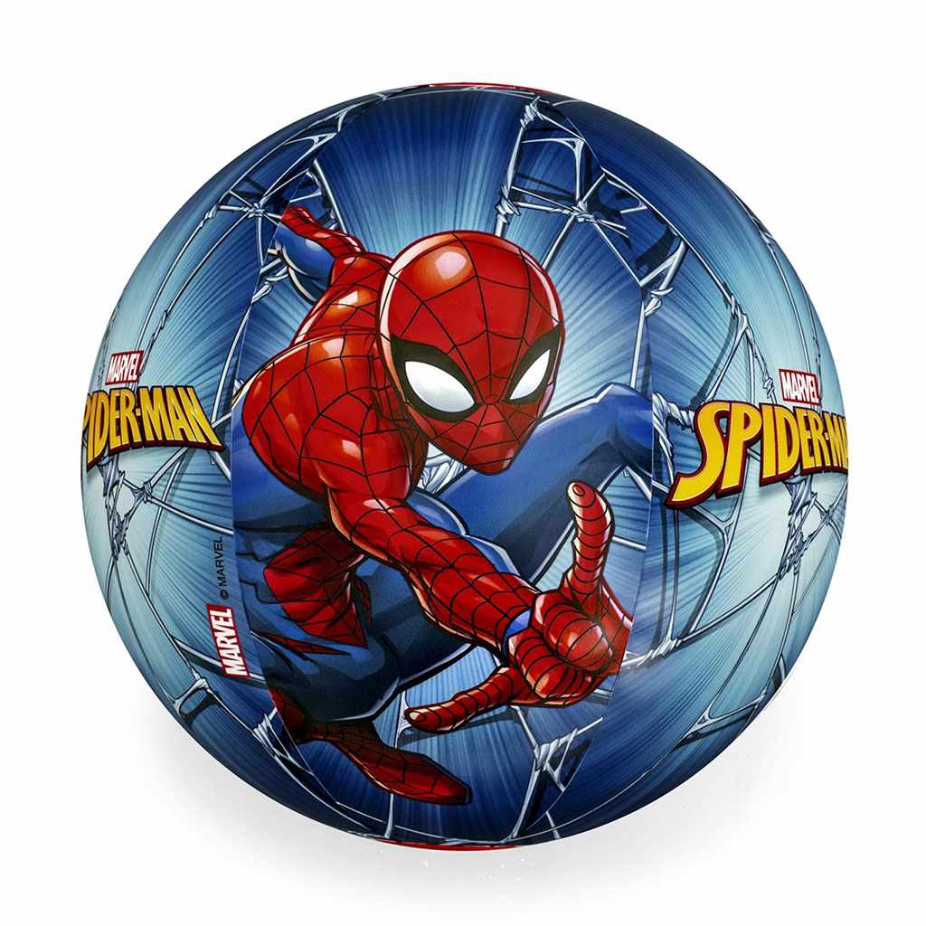Dětský nafukovací plážový balón Bestway Spider Man - II - modrá